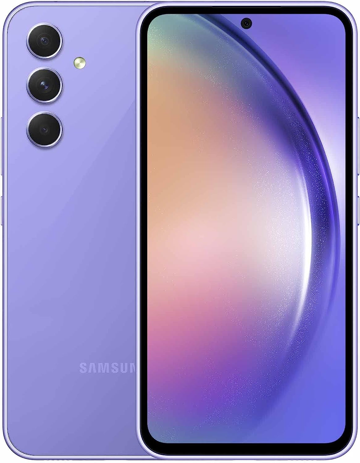 Galaxy A54 5G a Series Cell Phone, Factory Unlocked Android Smartphone, 128GB W/ 6.4” Fluid Display Screen, Hi Res Camera, Long Battery Life, Refined Design, US Version, 2023, Awesome Violet