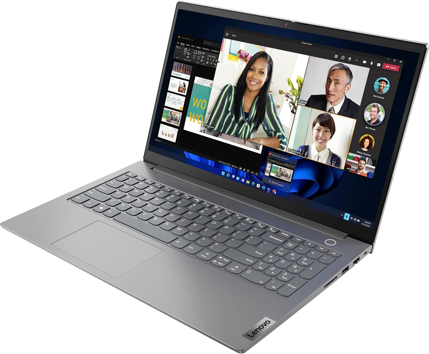 Lenovo Thinkbook 15 Business Laptop (15.6" FHD Anti-Glare, 16GB RAM, 512GB SSD, AMD Ryzen 7 5825U (> I7-1165G7)), FHD Webcam W/ Shutter, Military Grade, Fingerprint, Ethernet, Win 11 Pro, Grey, 2024