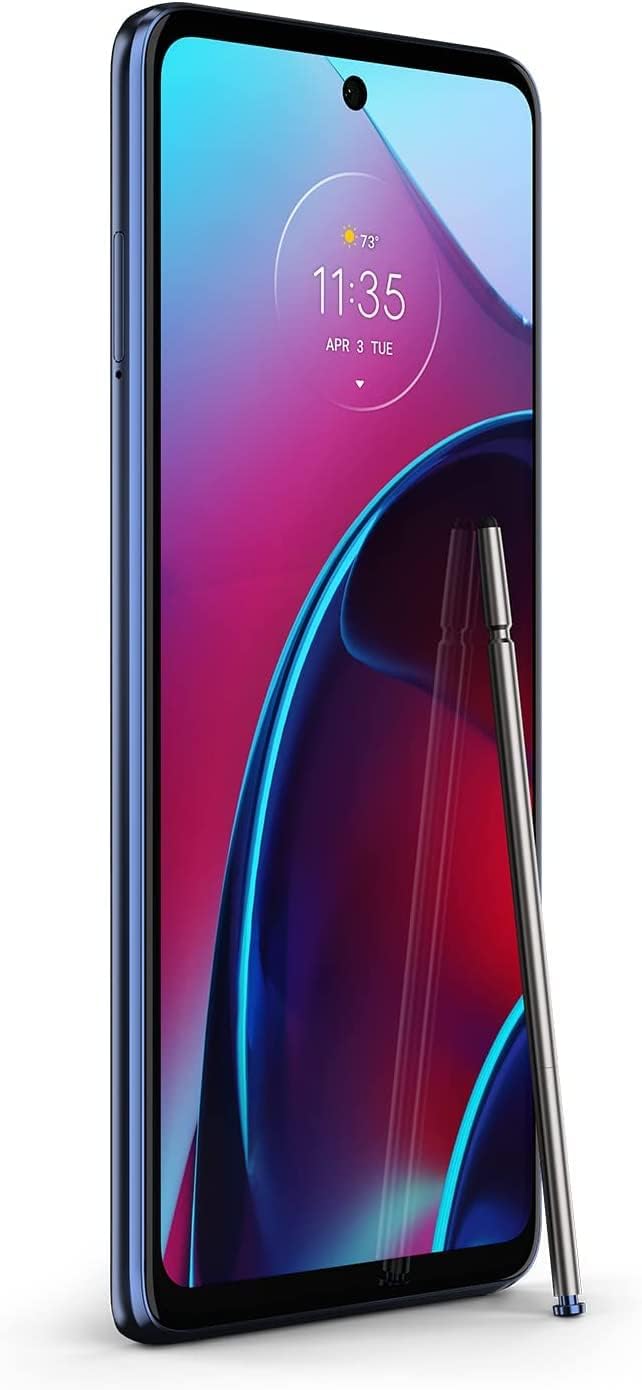 Moto G Stylus | 2022 | 2-Day Battery | Unlocked | Made for US 4/128GB | 50MP Camera | Twilight Blue | 4G RAM, 4G/3G Cellular Technology