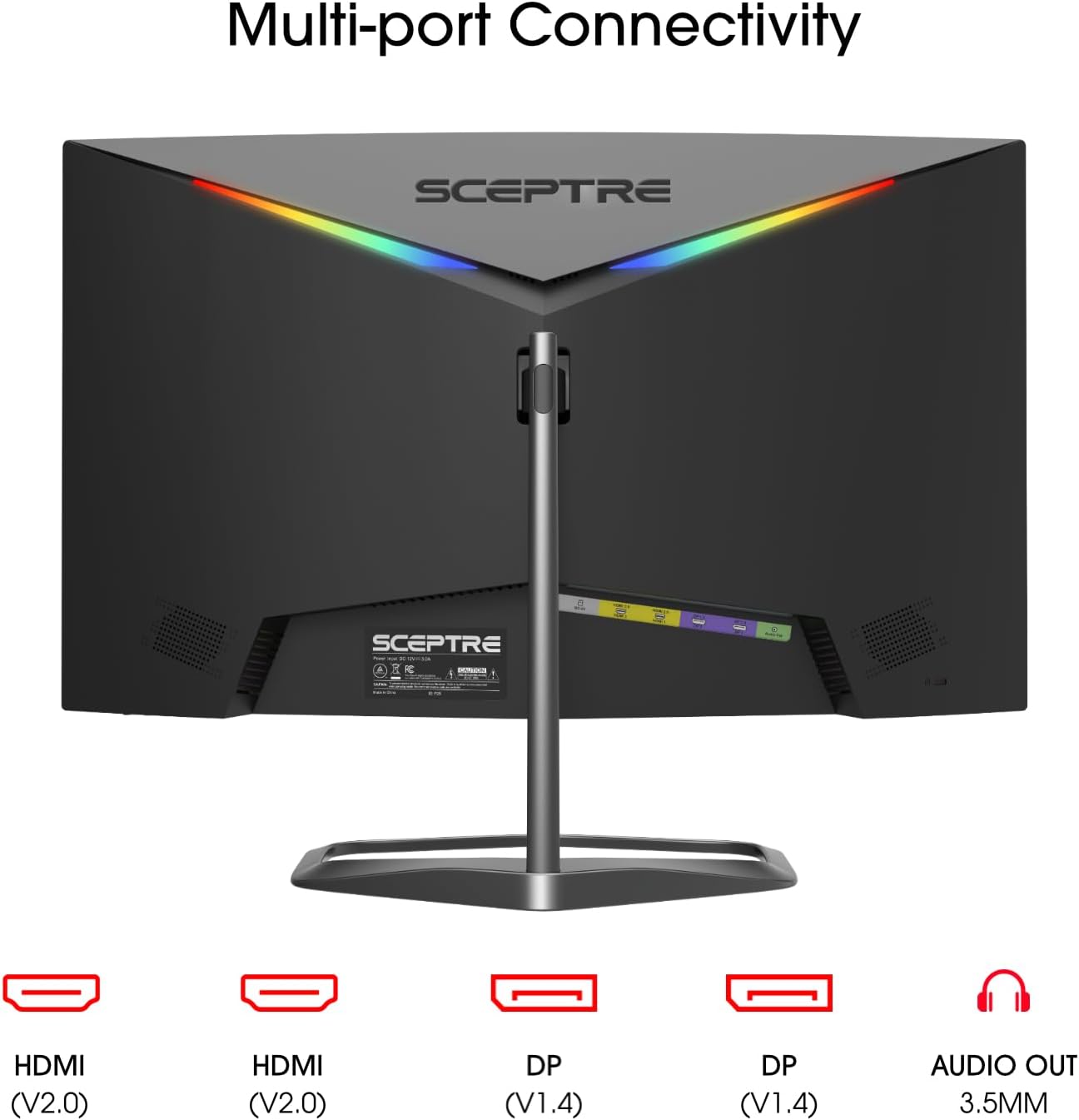 Curved 24.5-Inch Gaming Monitor up to 240Hz 1080P R1500 1Ms Displayport X2 HDMI X2 Blue Light Shift Build-In Speakers, Machine Black 2023 (C255B-FWT240)