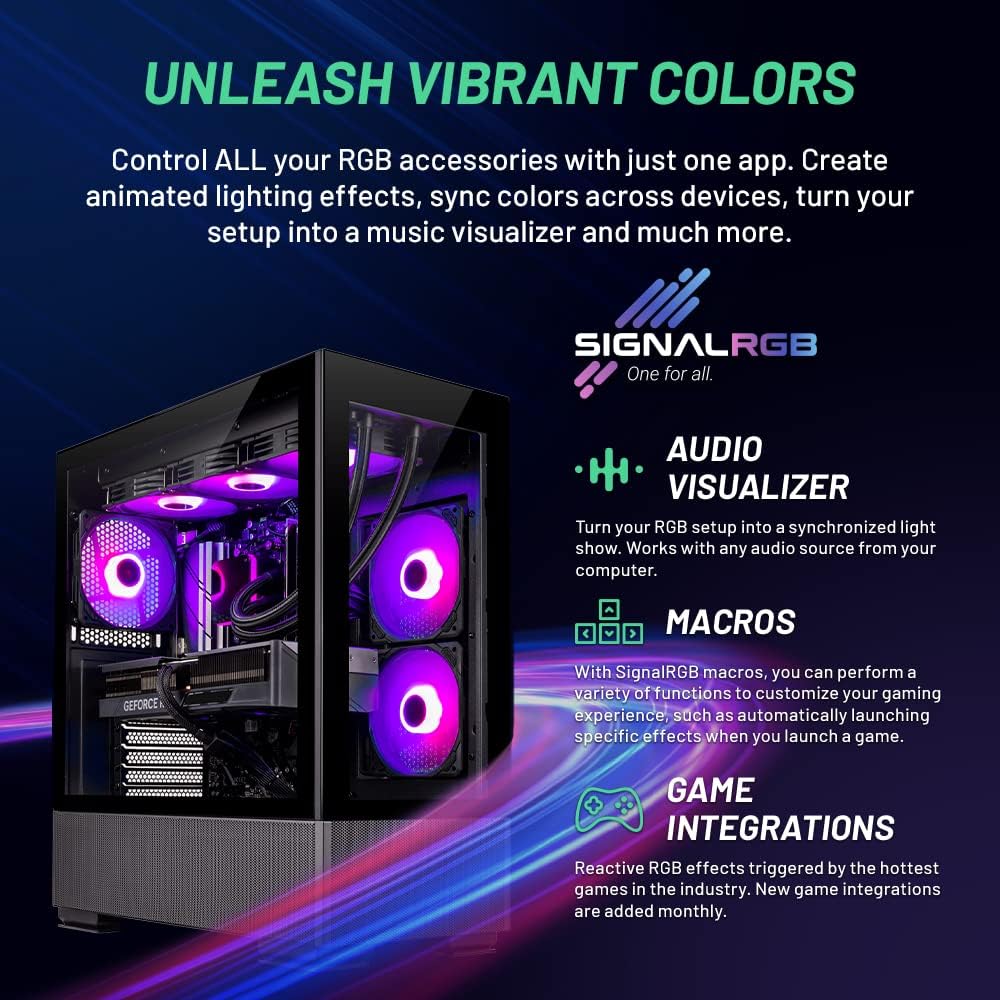 Azure Gaming PC Desktop – Intel Core I9 13900K 3.0 Ghz, NVIDIA RTX 4090, 2TB NVME Gen4 SSD, 64GB DDR5 RAM RGB, 1000W Gold PCIE 5.0 PSU, 360Mm AIO, 11AC Wi-Fi, Windows 11 Home 64-Bit