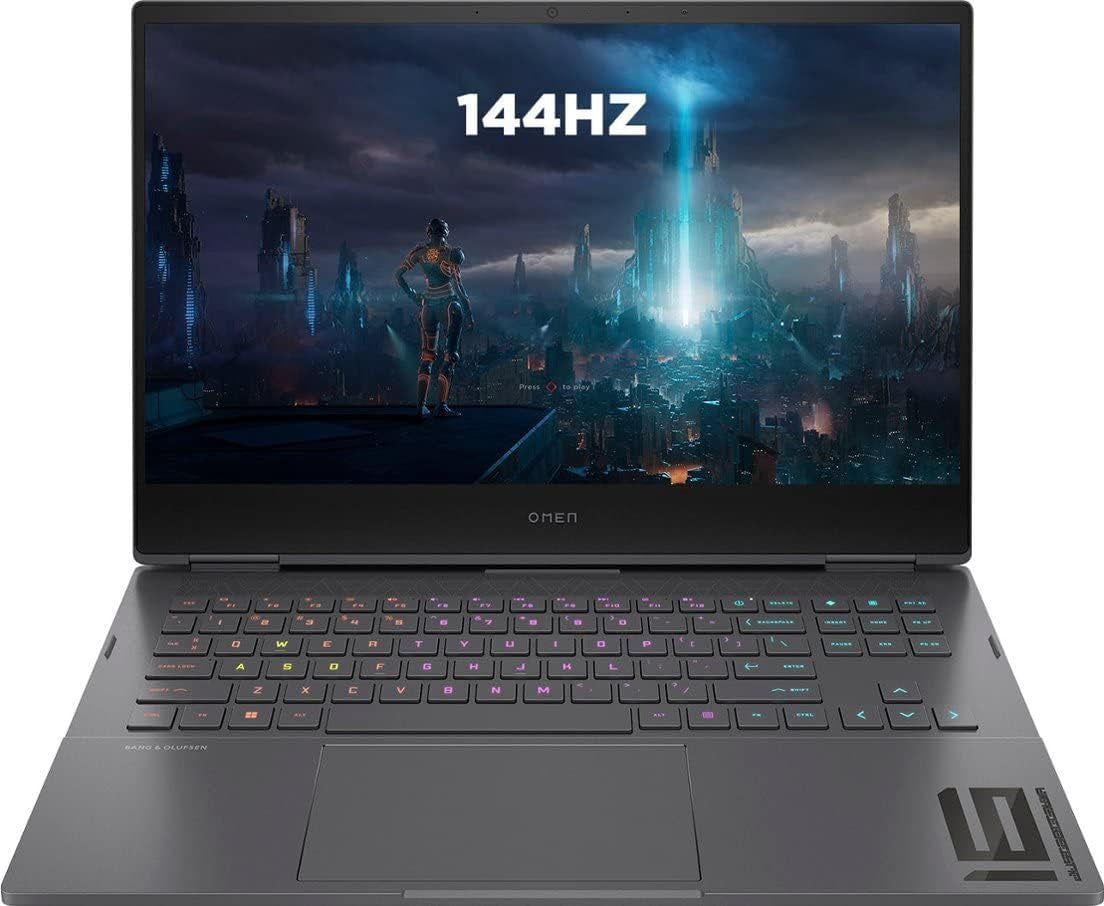 Omen 16 Laptop: Latest Gen Ryzen 7 6800H, RTX 3060, 16GB DDR5 RAM, 512GB SSD, 16.1" 144Hz Full HD Display, Backlit Keyboard, Windows 11