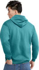 Mens Ecosmart Fleece Full-Zip Hoodie, Zip-Up Hooded Sweatshirt