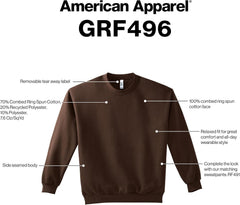 Unisex Reflex Fleece Crewneck Sweatshirt, GRF496AA